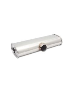 Vibrant StreetPower Oval Muff 6inx10inx24in long body 3in IDxdual 2.5in out Side in Split Dual outs - 10632