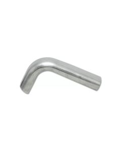 Vibrant 3in Oval (Nominal Size) T304 SS 90 deg VERTICAL Mandrel Bend 6in x 6in leg lengths - 13202