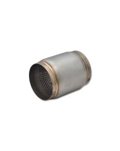 Vibrant SS Race Muffler 3.5in inlet/outlet x 5in long - 17965