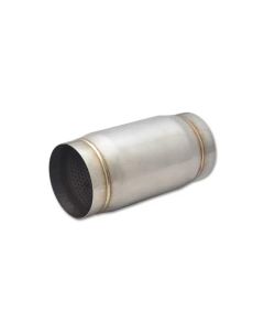 Vibrant SS Race Muffler 4in inlet/outlet x 9in long - 1797