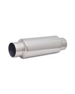 Vibrant SS Resonator (Standard Design) 3.5in inlet/outlet x 18in long w/5in OD resonator body - 17970