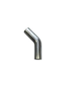 Vibrant 2in O.D. T304 SS 45 deg Mandrel Bend 6in x 6in leg lengths (2in Centerline Radius) - 13096