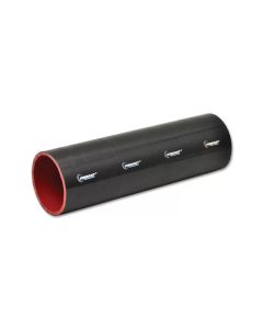 Vibrant 4 Ply Reinforced Silicone Straight Hose Coupling - 2.25in I.D. x 12in long (BLACK) - 27091
