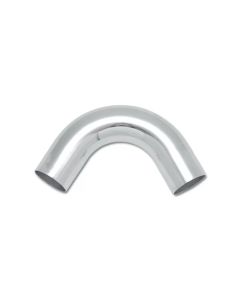Vibrant 2.75in O.D. Universal Aluminum Tubing (120 degree Bend) - Polished - 2826