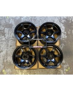 GramLights 57DR Wheel Set of 4 Old Hondas 15x8 4x100 28mm Semigloss Black- GRAM-VR-151104376