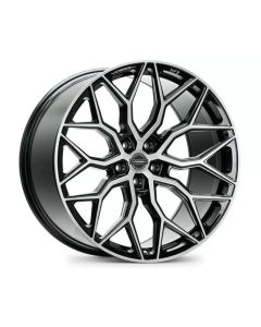 Vossen HF-2 19x9.5 / 5x112 / ET35 / Deep Face / 66.5 - Brushed Gloss Black Wheel - HF2-9M81
