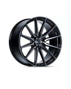 Vossen HF6-1 22x9.5 / 6x139.7 / ET20 / Deep Face / 106.1 - Tinted Gloss Black Wheel - HF61-2G22