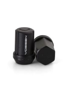 Vossen 35mm Lug Nut - 12x1.5 - 19mm Hex - Cone Seat - Black (Set of 20) - LUG-N1250-BC