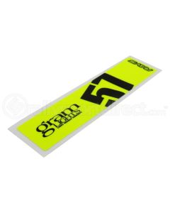 Gram Lights 57DR/57CR Spoke Sticker Luminous Yellow (2 PCS) - WC57SSTKY