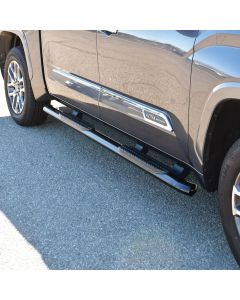 Westin 2022 Toyota Tundra CrewMax PRO TRAXX 4 Oval Nerf Step Bars - Black - 21-24235