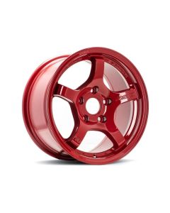 Gram Lights 57CR 18x9.5 +38 5x114.3 Milano Red Wheel - WGCRX38EMRP