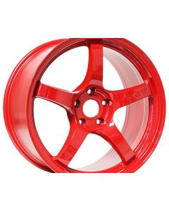 Gram Lights 57CR 18x9.5 +38 5-100 Milano Red Wheel (Minimum Order Quantity 20) - WGCRX38DMRP