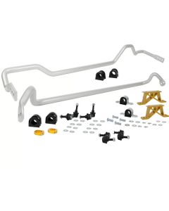 Whiteline 04-05 Subaru Impreza STI Front & Rear Sway Bar Kit 24mm w/Mounts - BSK009M