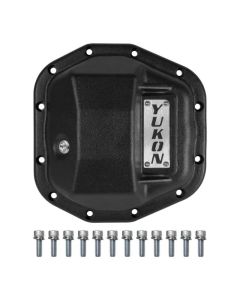 Yukon Gear Hardcore Rear Nodular Iron Cover for Jeep Wrangler JL Dana 44/220mm - YHCC-D44JL-REAR
