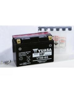 Yuasa YT9B-BS Maintenance Free 12-Volt AGM Battery w/Bottle - YUAM629B4