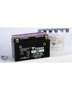 Yuasa YT7B-BS Maintenance Free AGM 12-Volt Battery w/Bottle - YUAM62T7B