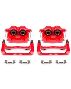 Power Stop 98-02 Chevrolet Camaro Front Red Calipers w/Brackets - Pair - S4692