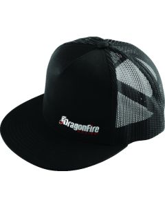 DragonFire Racing Hat Dfr Logo Flatbill Blk Mesh - 522288