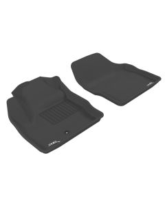 3D MAXpider 2007-2014 Land Rover Lr2 Kagu 1st Row Floormat - Black - L1LR00111509