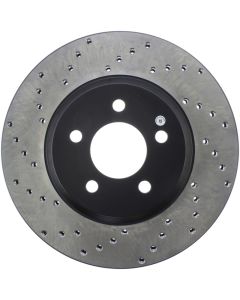 StopTech Power Slot 05-10 Mustang GT V8-4.6L Front Right Drilled Rotor - 128.61086R