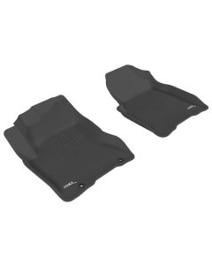 3D MAXpider 2008-2013 Nissan Rogue Kagu 1st Row Floormat - Black - L1NS02911509
