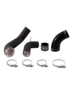Mishimoto 2017+ Ford F150 3.5l EcoBoost Cold-Side Intercooler Pipe Kit - Wrinkle-Black - MMICP-F35T-17CWBK