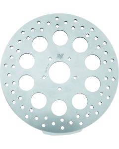 Twin Power 08-13 FLH FLT 08-16 FLHR 06-17 Dyna Front 11.8in Rotor Solid With Holes Stainless - 666825