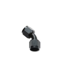 Vibrant -10AN X -10AN Female Flare Swivel 45 Deg Fitting ( AN To AN ) -Anodized Black Only - 10714