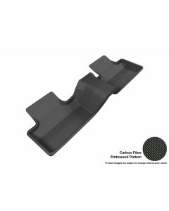 3D MAXpider 2012-2013 Land Rover Range Rover Evoque Kagu 2nd Row Floormats - Black - L1LR00621509