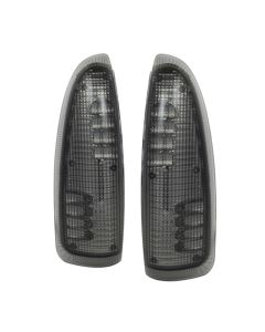 xTune Ford Superduty F250-F650 03-07 Amber LED Mirror Signal Lens - Smoke ACC-LED-FDSD99-MR-SM - 9924729