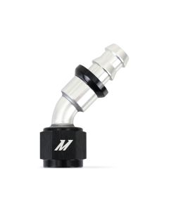 Mishimoto 45 Degree Push Lock Fitting - 8AN - MMFT-PL-845