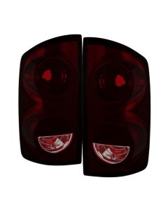 Xtune Dodge Ram 1500 07-08 OEM Style Tail Lights -Red Smoked ALT-JH-DR07-OE-RSM - 9034039