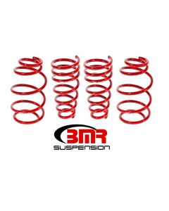 BMR 10-15 5th Gen Camaro V6 Lowering Spring Kit (Set Of 4) - Red - SP052R