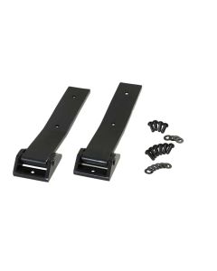 Kentrol 07-18 Jeep Wrangler JK Tailgate Hinge Pair - Powdercoat Black - 50578