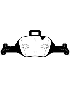 EBC 17+ BMW 530 2.0L Turbo (G30) Ultimax Front Brake Pads - UD2060