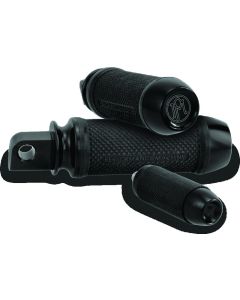 Performance Machine Footpegs Elite - Black Ano - 0035-0094-B