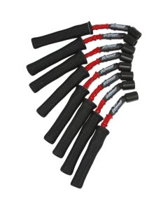 Granatelli 14-23 GM LT1 6.2L Hi-Perf Coil-Near-Plug Wire Connector Kit w/Red Jacket/Blk Sleeve - 28-1545HTRB