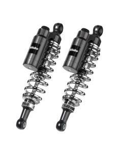 Bitubo WMT0 Twinshocks Adj.: Spring Preload, Reb., Comp., Length 330mm, Piggyback Tank, Chr Edition - HD004WMT03