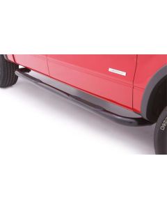 Lund 07-17 Chevy Silverado 1500 Ext. Cab 3in. Round Bent Steel Nerf Bars - Black - 23077548
