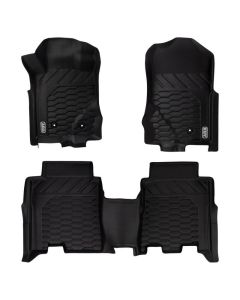 ARB 2021+ Ford Bronco Front & Rear Floor Mats - Black - 4080100
