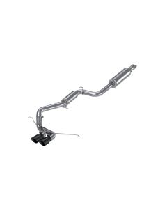 MBRP T409 Stainless Steel 3" Catback Dual Center Outlet w/ Black Tips Ford Focus ST 2.0L EcoBoost 20 - S4200409BT
