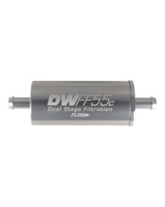 DeatschWerks 5/16in 10 Micron 55mm In-Line Fuel Filter Kit - 8-03-55C-010K