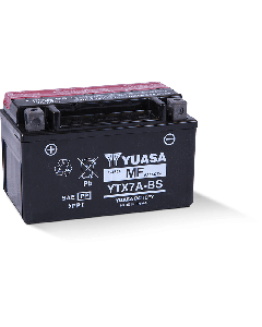 Yuasa YTX7A-BS Maintenance Free AGM 12-Volt Battery w/Bottle - YUAM32X7AIND
