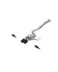 MBRP T304 SS 3in Cat-Back Dual Center Rear w/ Carbon Fiber Tips Toyota Corolla GR 1.6L 2023- MBRP-S4 - S43033CF