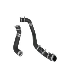 aFe BladeRunner 3in/3-1/2in Black Intercooler Tubes Hot/Cold 2017 GM Diesel Trucks V8 6.6L (td) L5P - 46-20334-B