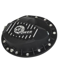 aFe Power Pro Series Rear Differential Cover Black w/Machined Fins 16-17 Nissan Titan XD(AAM 9.5-14) - 46-70362