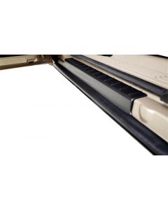 Bushwacker 19-22 Chevrolet Silverado Crew Cab Trail Armor Rocker Panel and Sill Plate Cover - Black - 14102