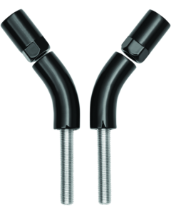 Kuryakyn Mirror Stem 3in Outward Extenders Black - 1216