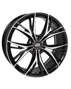 Enkei ONX 17x7.5 5x114.3 45mm Offset 72.6mm Bore Black Machined Wheel - 505-775-6545BKM