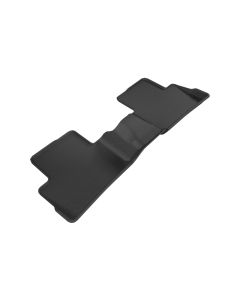 3D MAXpider 2017-2019 Nissan Rogue Sport Kagu 2nd Row Floormats - Black - L1NS10521509